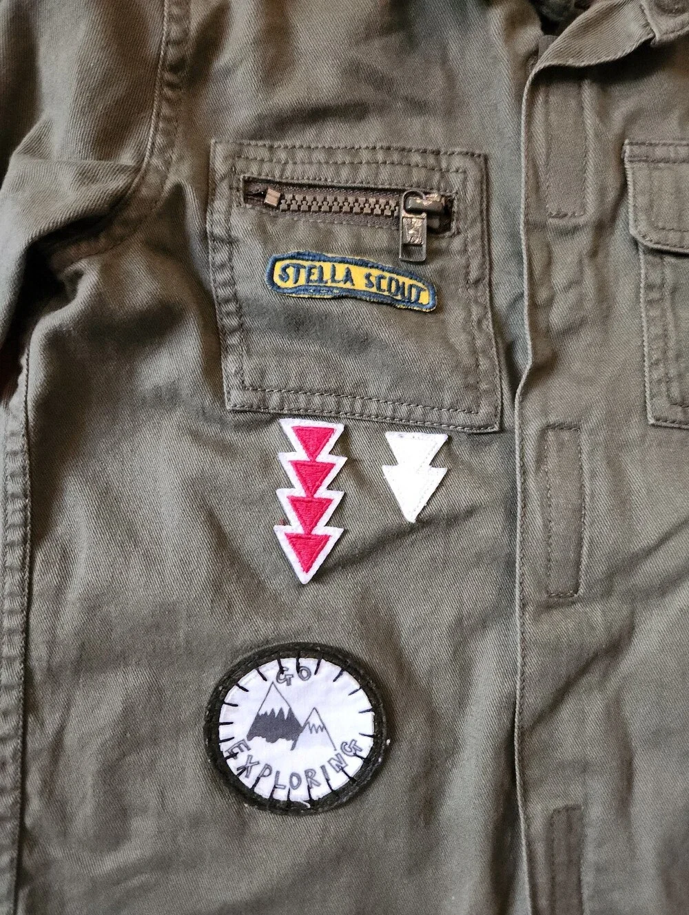 STELLA MCCARTNEY Stella Girls Scout Military Patches Jacket